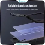 کیف محافظ نیلکین سامسونگ Tab S9 FE Plus مدل Bumper Leather Case Pro