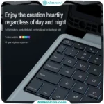 کیف کلاسوری کیبورد دار نیلکین مناسب تبلت Tab S9/S9 5Gمدل Bumper Combo Keyboard Case