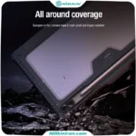 کیف محافظ نیلکین سامسونگ Tab S9 FE Plus مدل Bumper Leather Case Pro