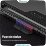 کیف محافظ نیلکین سامسونگ Tab S9 FE Plus مدل Bumper Leather Case Pro