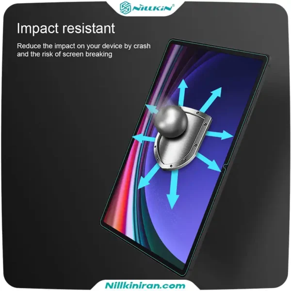 گلس نیلکین سامسونگ تبلت Galaxy Tab S9 plus مدل H+ Anti-explosion