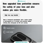 قاب نیلکین گوگل پیکسل 10Pro Fold مدل Super Frosted Shield Prop (Transparent Lens Guard Version)