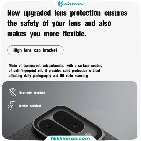 قاب نیلکین گوگل Pixel 10 Pro Fold مدل Super Frosted Shield Prop Magnetic (Transparent Lens Guard Version)