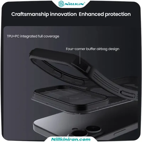 قاب نیلکین آیفون iPhone 17 مدل (Camshield Pro Magnetic (Clear version