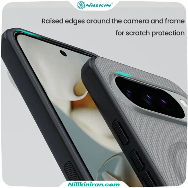 قاب نیلکین گوگل Pixel 10 Pro XL مدل Super Frosted Shield Pro Magnetic (Clear Version)