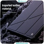 کیف محافظ نیلکین سامسونگ Tab S9 plus مدل Bumper Leather Case Pro