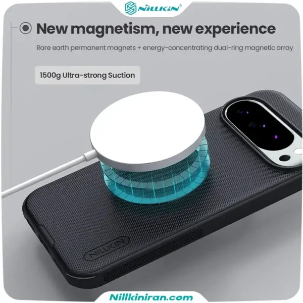 قاب نیلکین گوگل Pixel 10 Pro مدل (Super Frosted Shield Pro Magnetic (MagSafe function