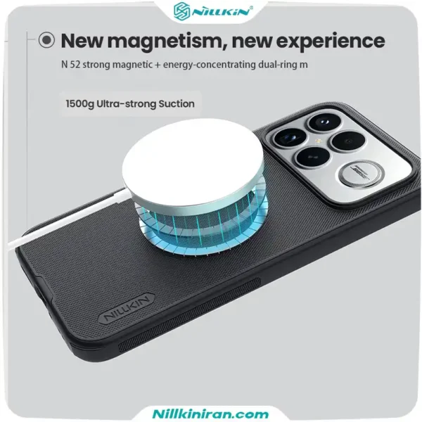 قاب نیلکین شیائومی Redmi K90 Pro Max مدل (Super Frosted Shield Pro Magnetic (MagSafe function