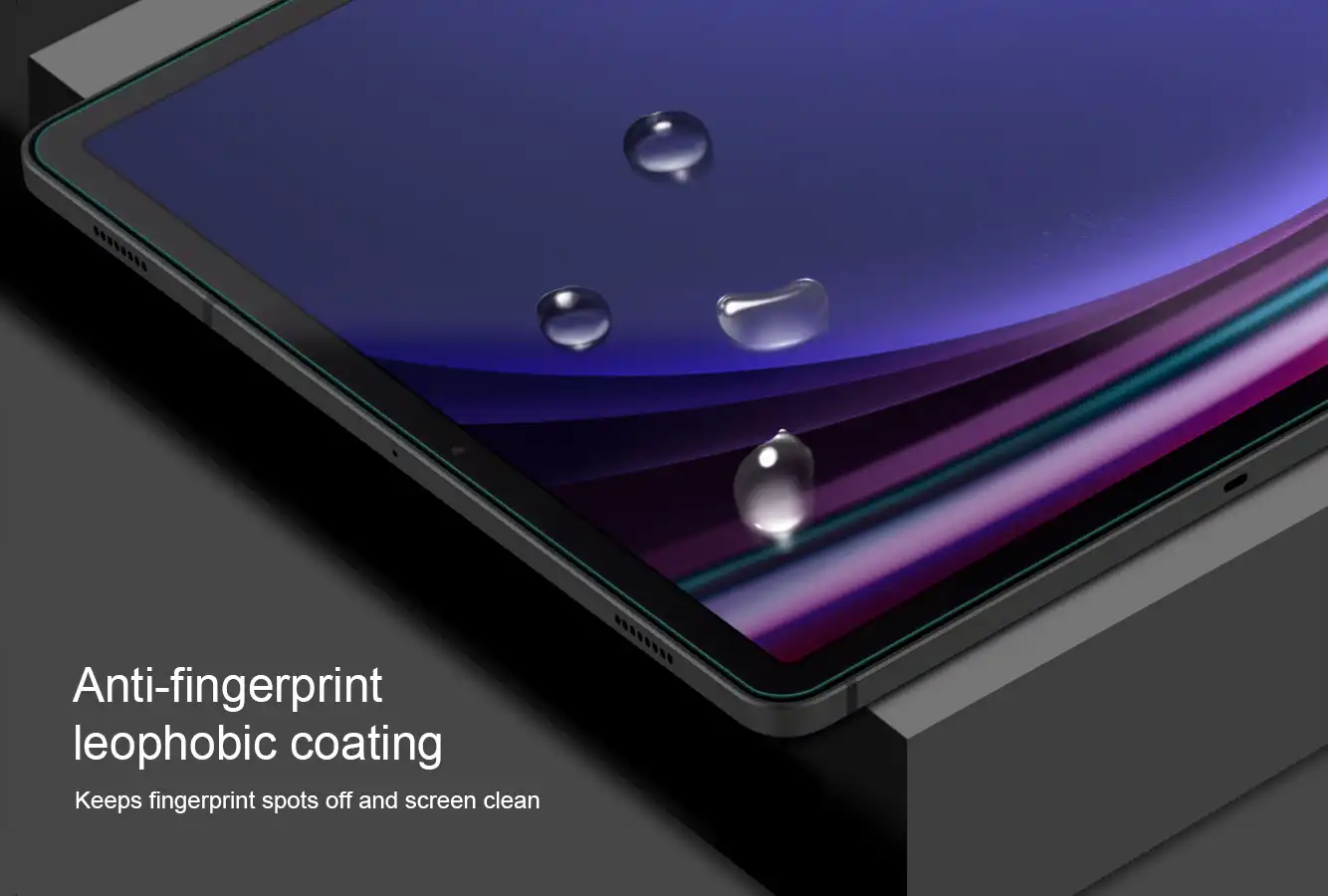 گلس نیلکین سامسونگ تبلت Galaxy Tab S9 plus مدل H+ Anti-explosion