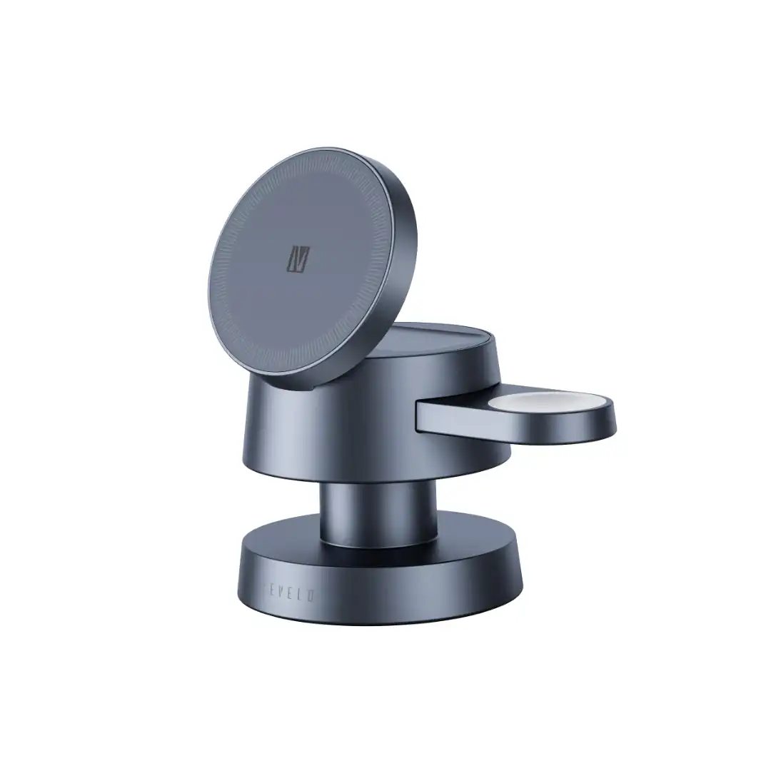 شارژر بی سیم 4 در 1 Levelo Luce با طراحی مینیمال