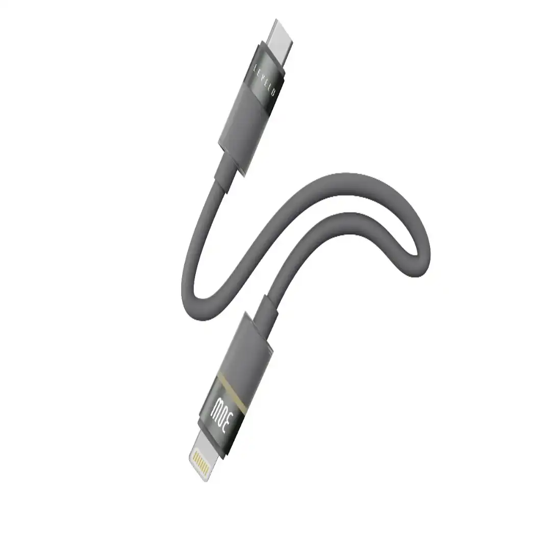 کابل شارژ Type‑C به لایتنینگ وات Levelo Luno 30