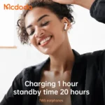 هدفون بی‌ سیم مکدودو مدل HP‑8030 سری TWS Earbuds Lite با بلوتوث نسخه 5.3 و شارژ Type‑C