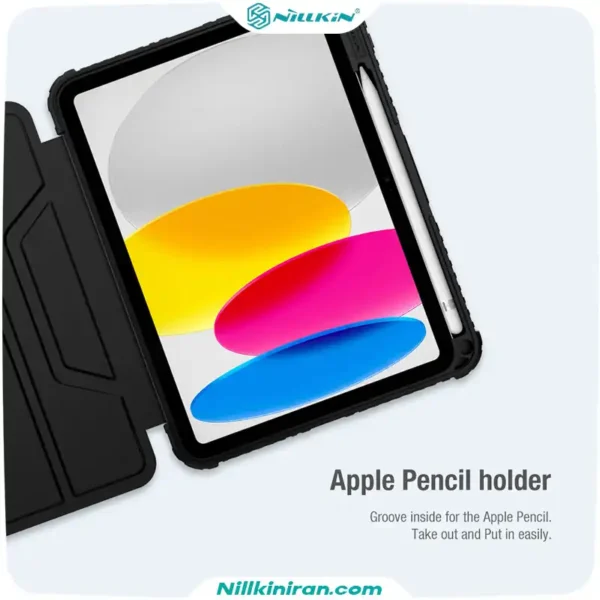 کیف محافظ نیلکین اپل iPad Air 11 مدل Bumper Leather Case Pro