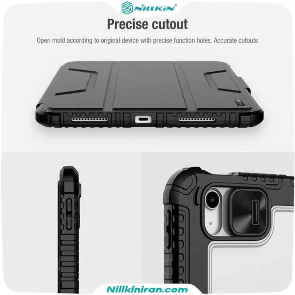 کیف محافظ نیلکین اپل iPad Air 11 مدل Bumper Leather Case Pro