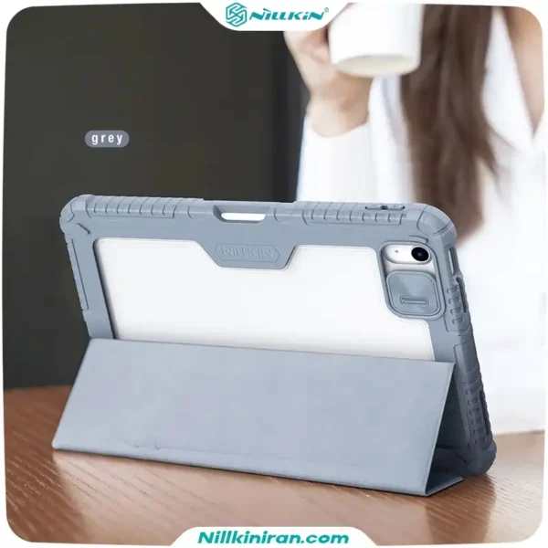کیف محافظ نیلکین اپل iPad Air 11 مدل Bumper Leather Case Pro