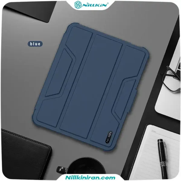 کیف محافظ نیلکین اپل iPad Air 11 مدل Bumper Leather Case Pro