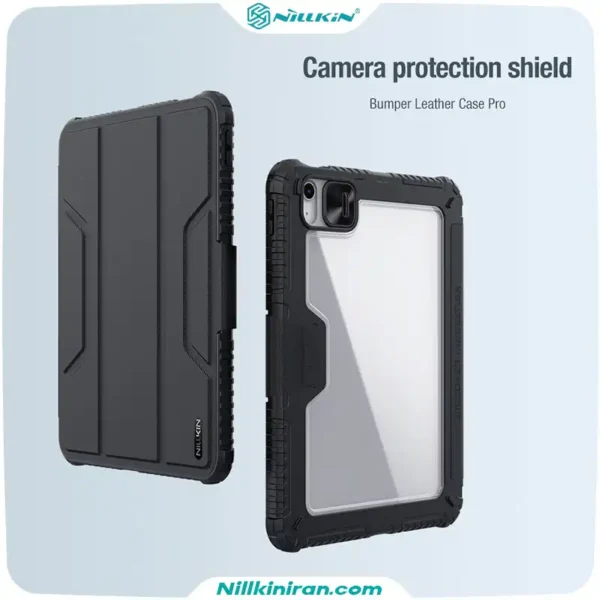 کیف محافظ نیلکین اپل iPad Air 11 مدل Bumper Leather Case Pro