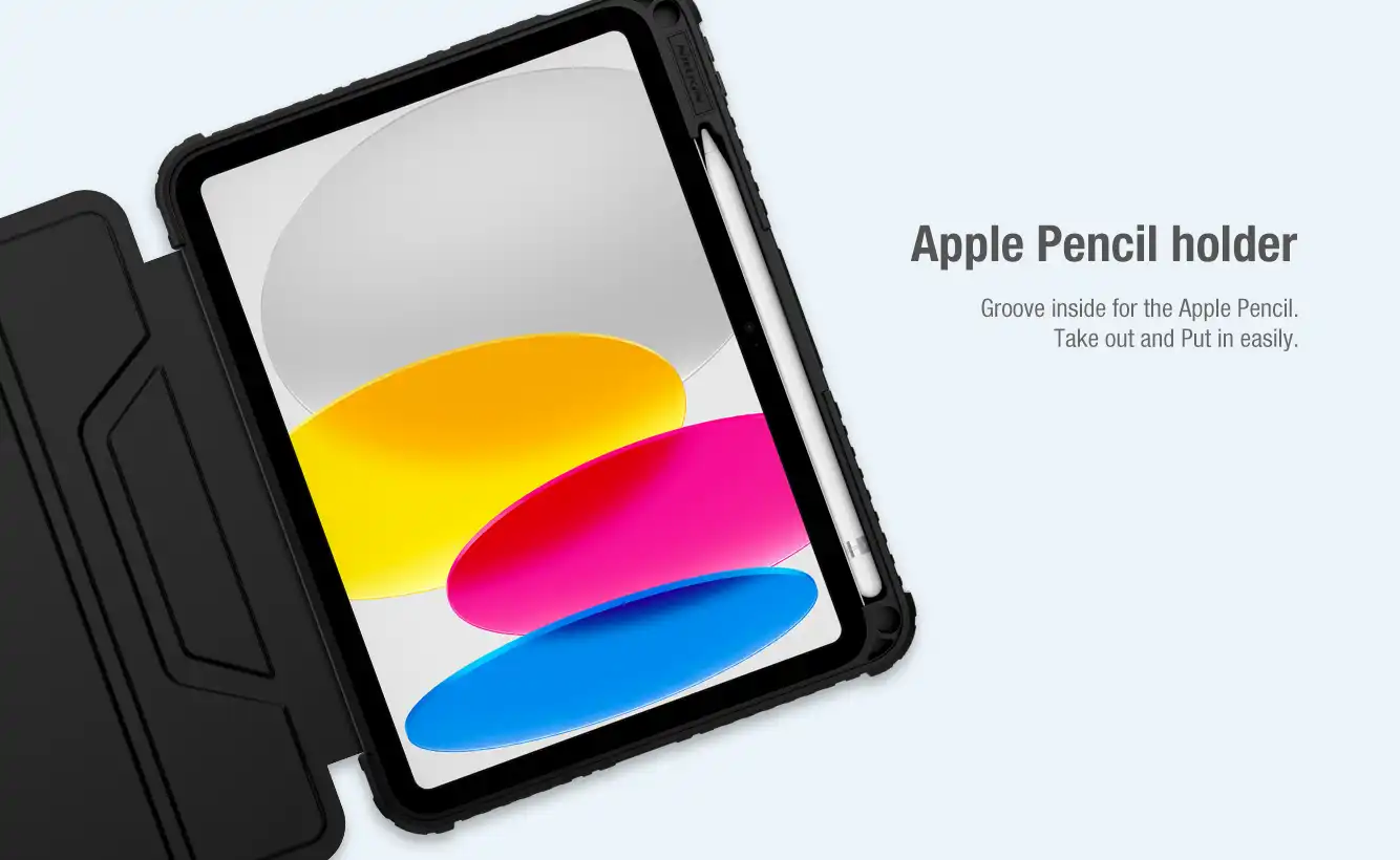 کیف محافظ نیلکین اپل iPad Air 11 مدل Bumper Leather Case Pro