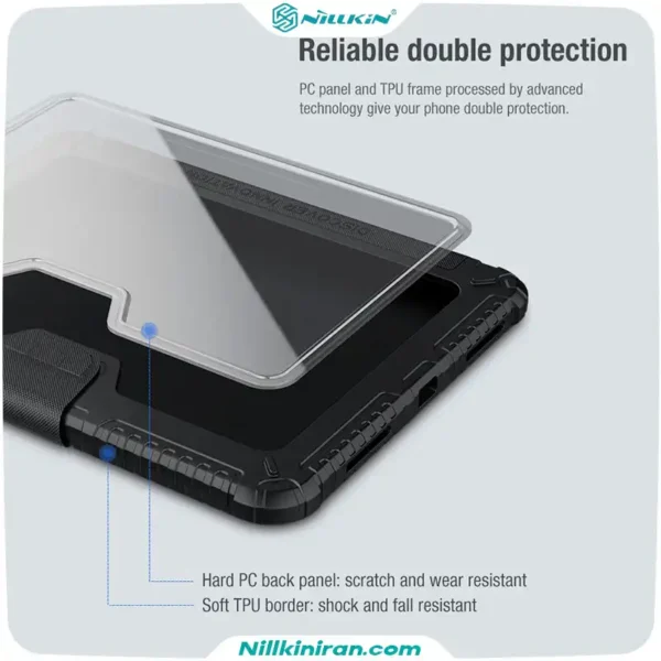 کیف محافظ نیلکین اپل iPad Air 11 مدل Bumper Leather Case Pro