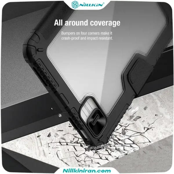 کیف محافظ نیلکین اپل iPad Air 11 مدل Bumper Leather Case Pro