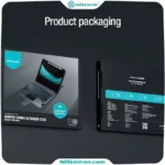 کیف کلاسوری کیبورد دار نیلکین مناسب تبلت Tab S9 FE Plusمدل Bumper Combo Keyboard Case