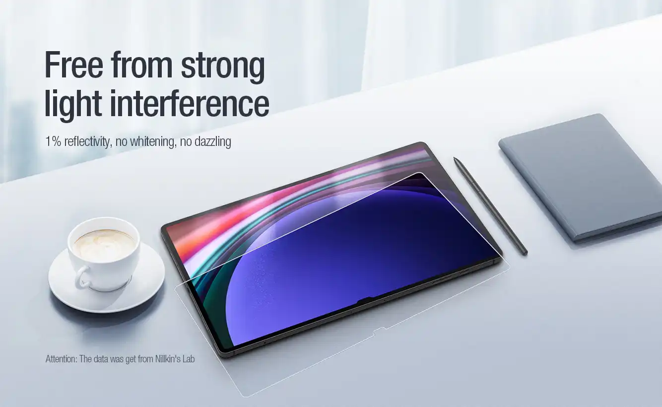 گلس نیلکین سامسونگ Tab S9 Ultra مدل Pure series AR film