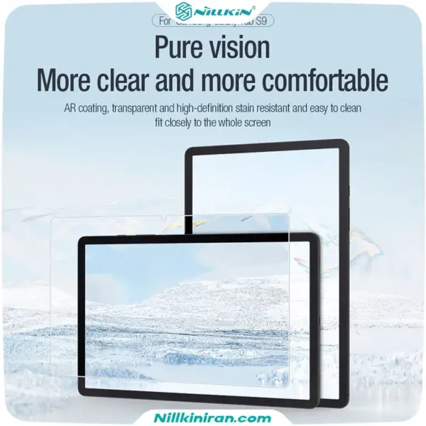 گلس نیلکین سامسونگ Tab S9 مدل Pure series AR film