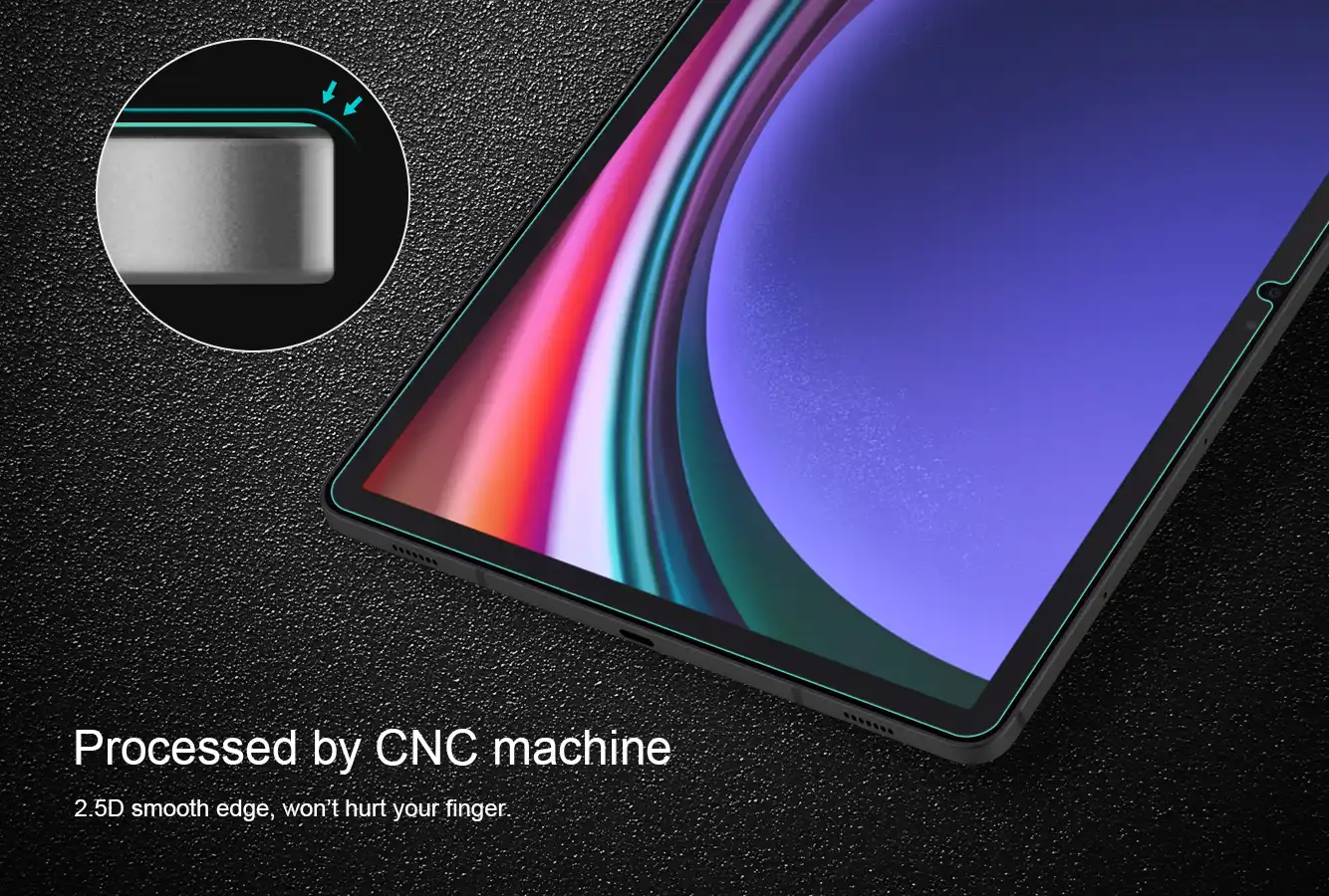 گلس نیلکین سامسونگ تبلت Galaxy Tab S9 مدل H+ Anti-explosion