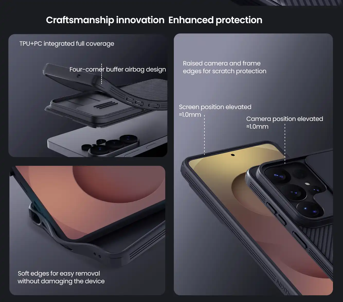 قاب نیلکین سامسونگ Galaxy S26 Ultra مدل CamShield Pro