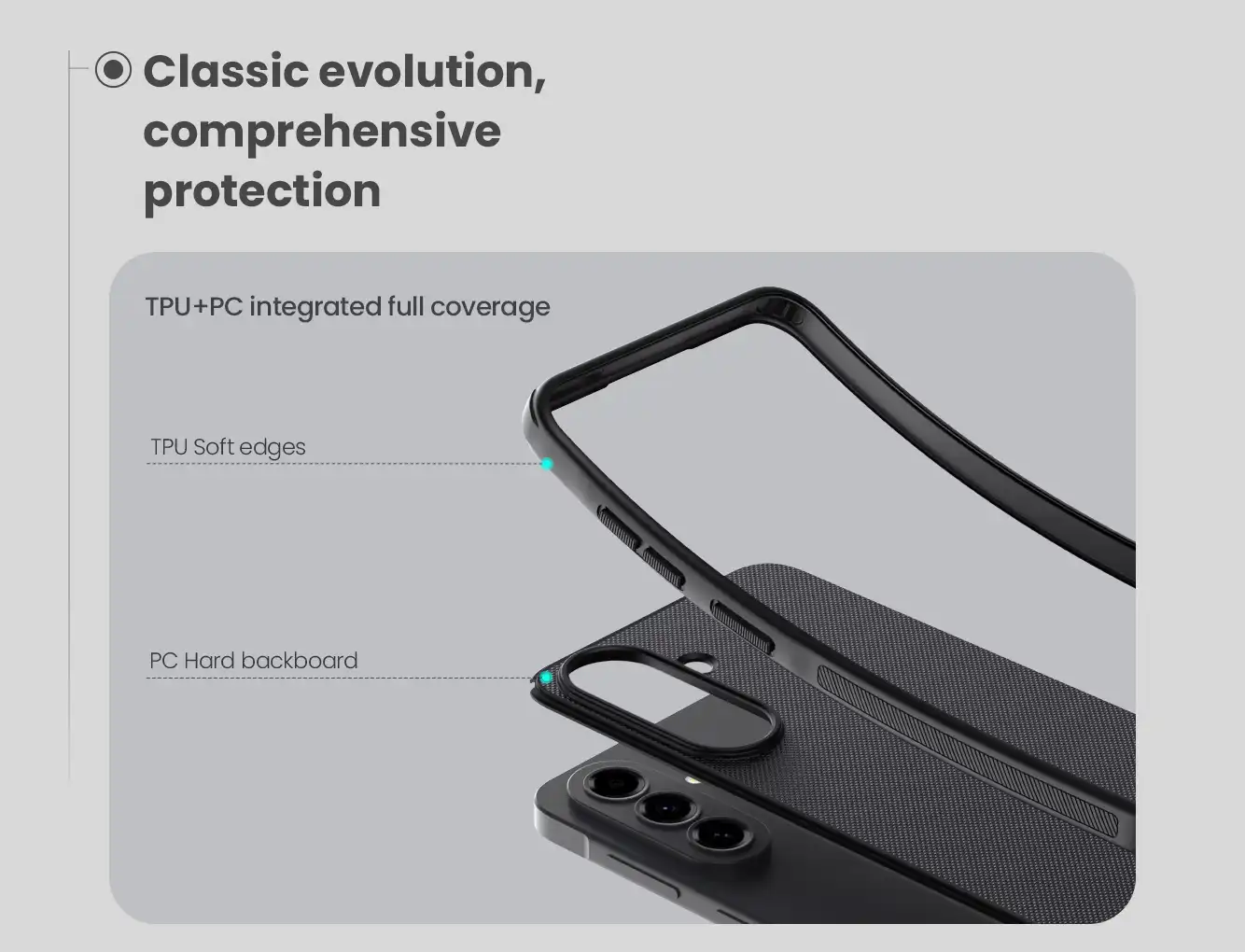 قاب نیلکین سامسونگ Galaxy A57 مدل (Super Frosted Shield Pro Magnetic (magnetic suction function only
