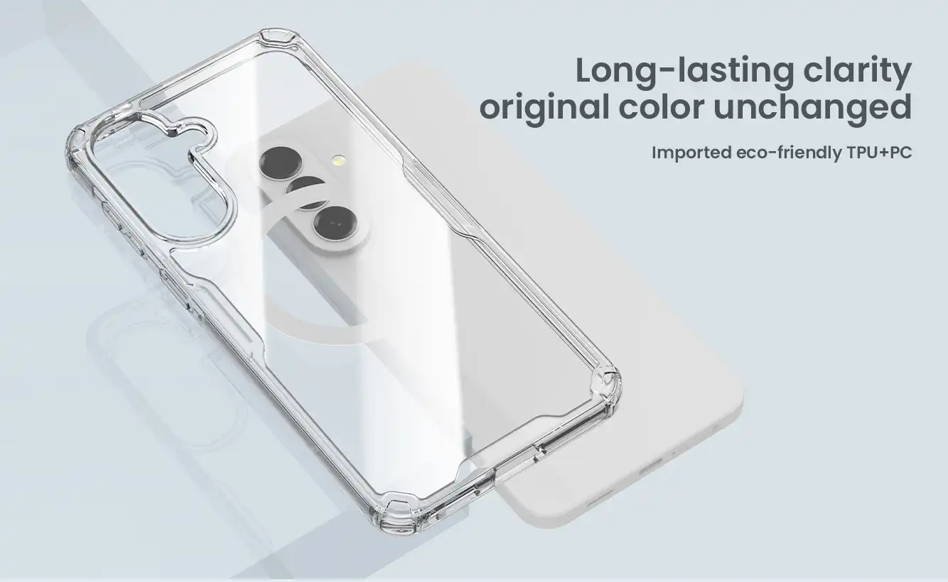 قاب نیلکین سامسونگ Galaxy A57 مدل Nature TPU Pro Magnetic