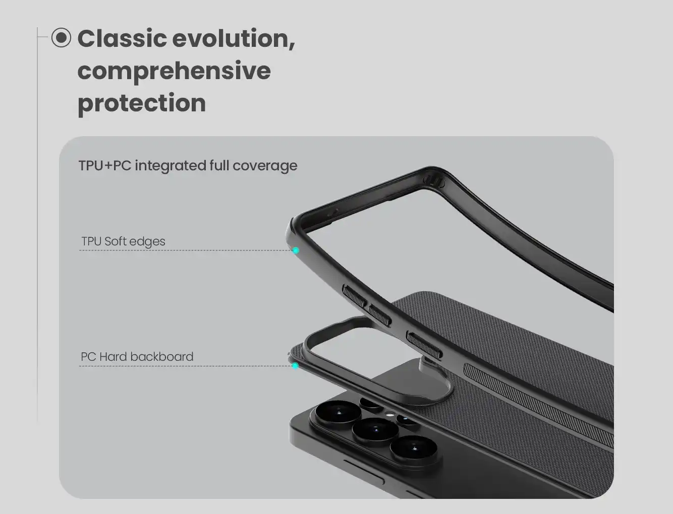 قاب نیلکین سامسونگ Galaxy S26 Ultra مدل Super Frosted Shield Pro