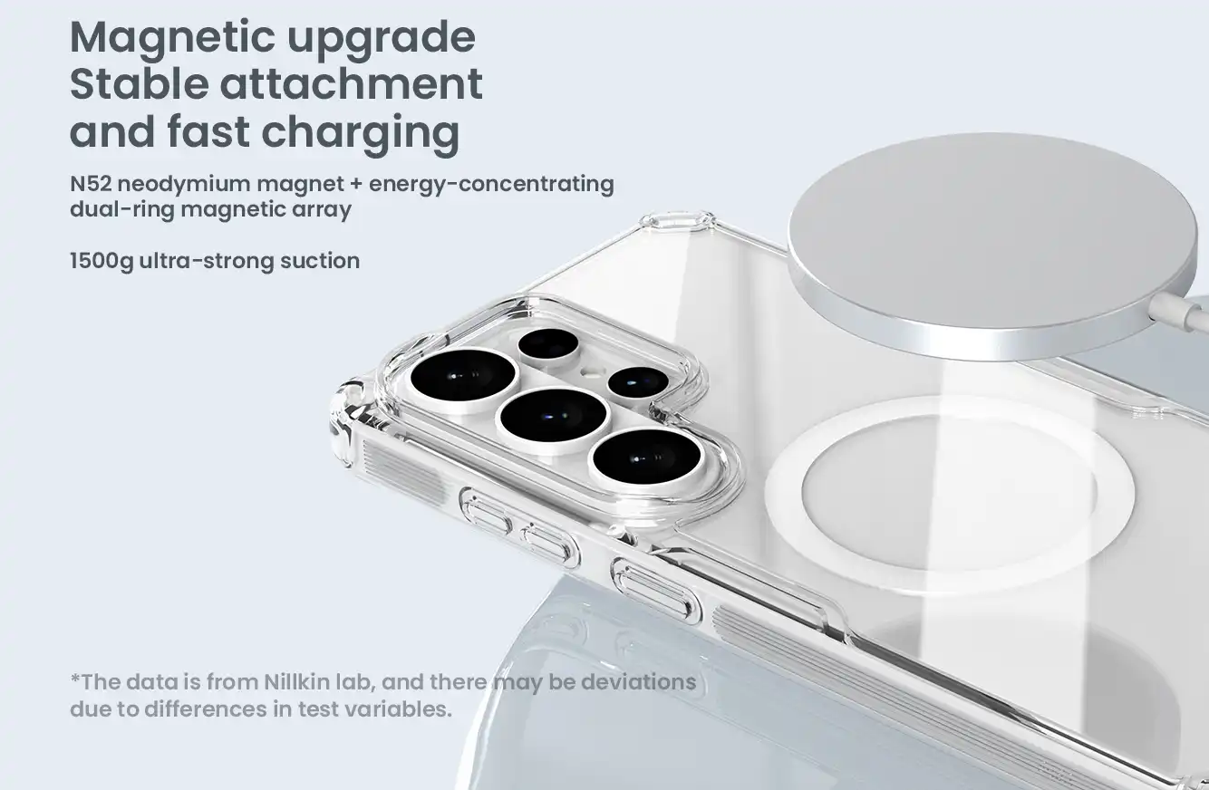 قاب نیلکین سامسونگ Galaxy S26 Ultra مدل Nature TPU Pro Magnetic