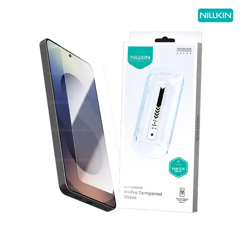 معرفی گلس نیلکین سامسونگ Galaxy S26 Ultra مدل H+ Pro tempered glass