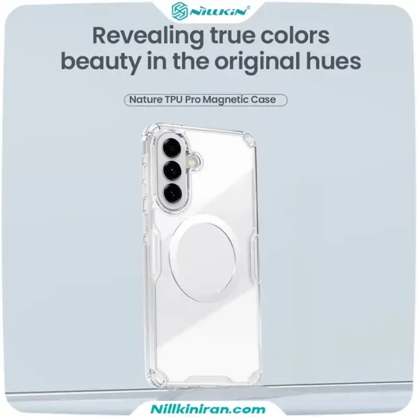 قاب نیلکین سامسونگ Galaxy A57 مدل Nature TPU Pro Magnetic