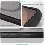 قاب نیلکین سامسونگ Galaxy S26 Ultra مدل Super Frosted Shield Pro Magnetic (Clear Version)
