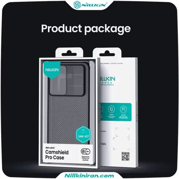 قاب نیلکین سامسونگ Galaxy A57 مدل CamShield Pro (Clear Version)
