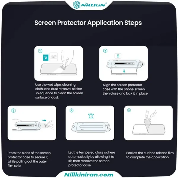 معرفی گلس نیلکین سامسونگ Galaxy S26 Ultra مدل H+ Pro tempered glass
