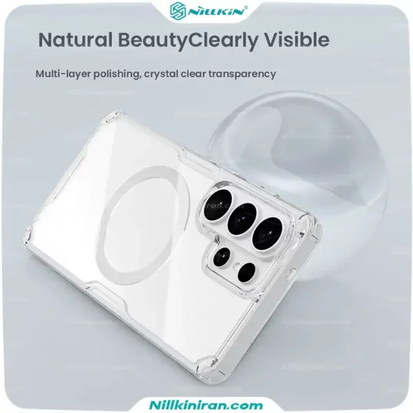 قاب نیلکین سامسونگ Galaxy S26 Ultra مدل Nature TPU Pro Magnetic