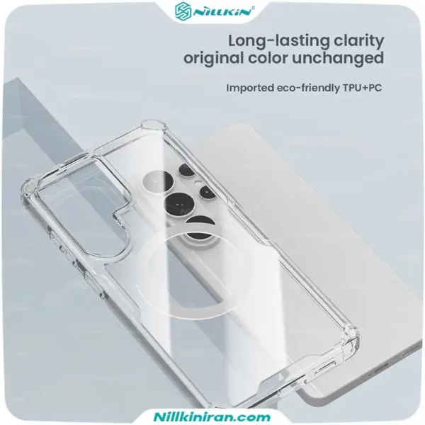 قاب نیلکین سامسونگ Galaxy S26 Ultra مدل Nature TPU Pro Magnetic