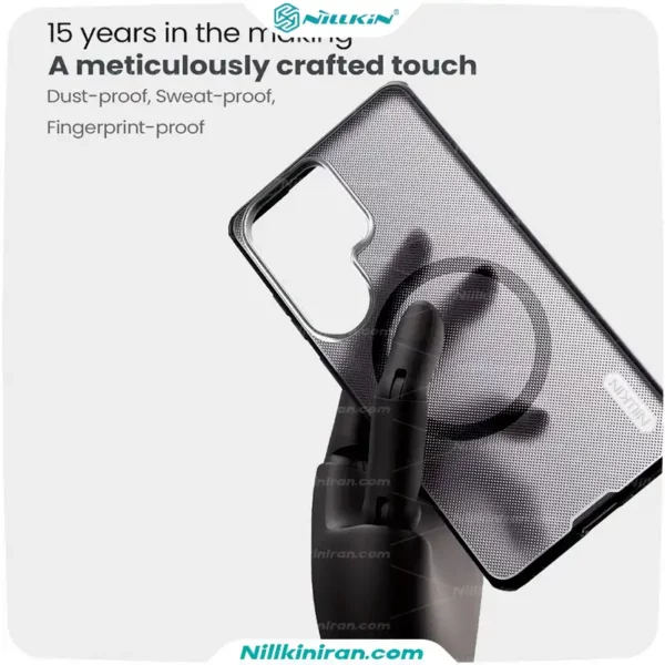 قاب نیلکین سامسونگ Galaxy S26 Ultra مدل Super Frosted Shield Pro Magnetic (Clear Version)