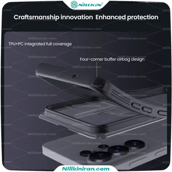 قاب نیلکین سامسونگ Galaxy S26 Ultra مدل CamShield Pro (Clear Version)