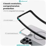 قاب نیلکین سامسونگ Galaxy S26 Ultra مدل Super Frosted Shield Pro Magnetic (Clear Version)