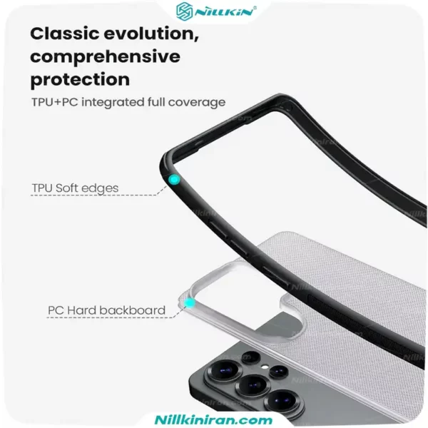 قاب نیلکین سامسونگ Galaxy S26 Ultra مدل Super Frosted Shield Pro (Clear Version)