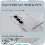 قاب نیلکین سامسونگ Galaxy A57 مدل Nature TPU Pro