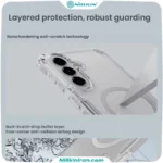 قاب نیلکین سامسونگ Galaxy A57 مدل Nature TPU Pro Magnetic