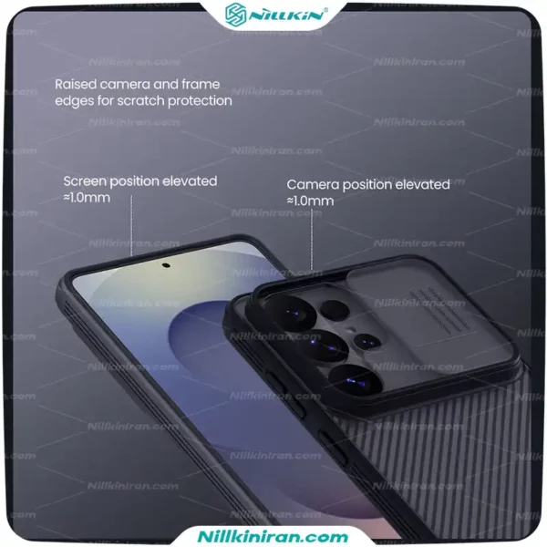 قاب نیلکین سامسونگ Galaxy S26 Ultra مدل CamShield Pro (Clear Version)