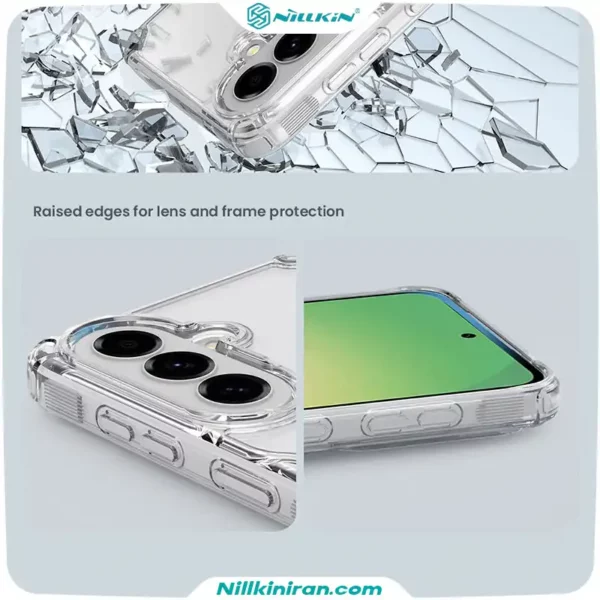 قاب نیلکین سامسونگ Galaxy A57 مدل Nature TPU Pro