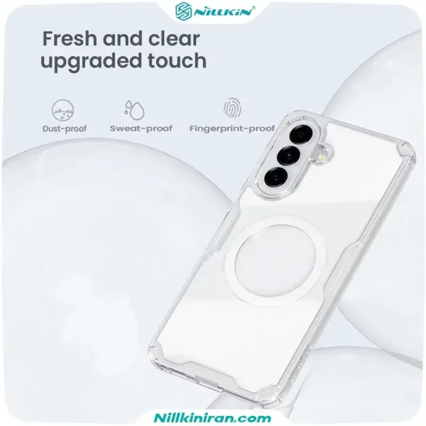 قاب نیلکین سامسونگ Galaxy A57 مدل Nature TPU Pro Magnetic