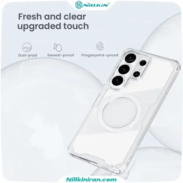 قاب نیلکین سامسونگ Galaxy S26 Ultra مدل Nature TPU Pro Magnetic